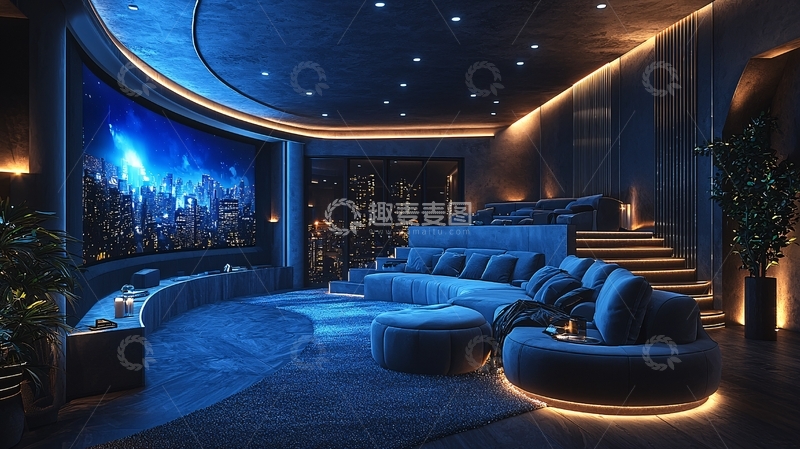高清大图下载【趣麦麦图】家庭影院
