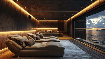 奢华影院休闲室