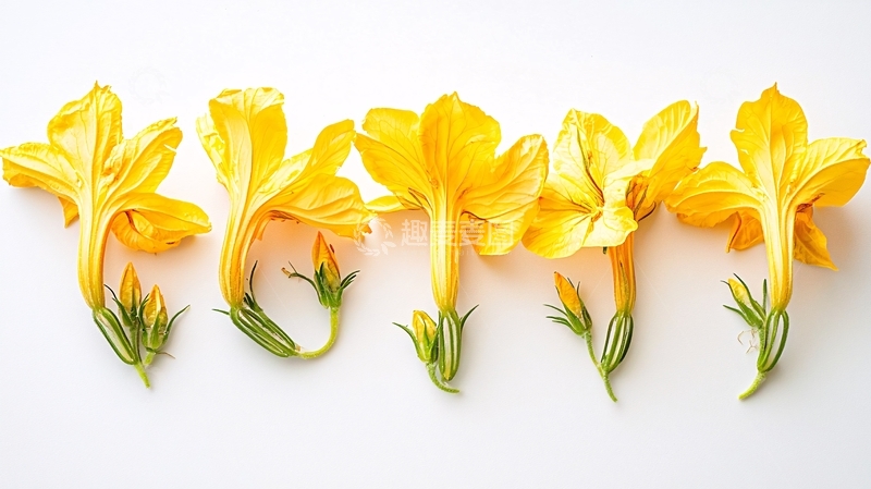 高清大图下载【趣麦麦图】黄色南瓜花