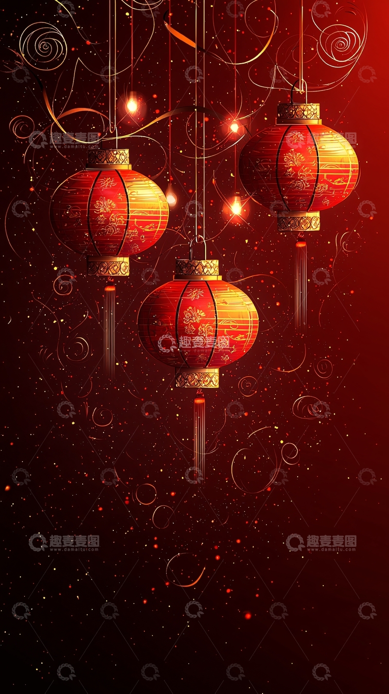高清大图下载【趣麦麦图】红灯笼