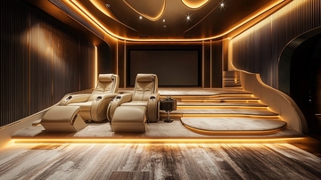 豪华家庭影院设计