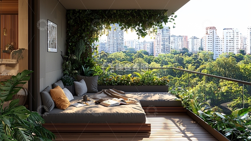 高清大图下载【趣麦麦图】阳台花园设计