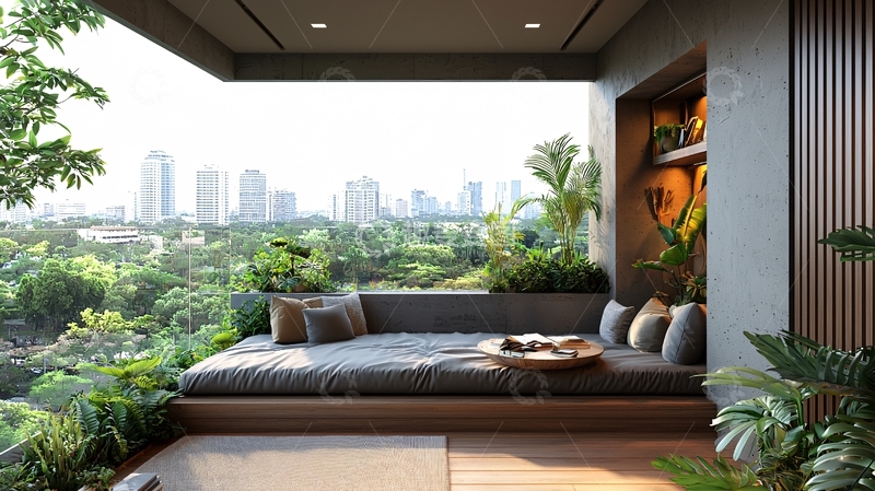 高清大图下载【趣麦麦图】阳台景观设计