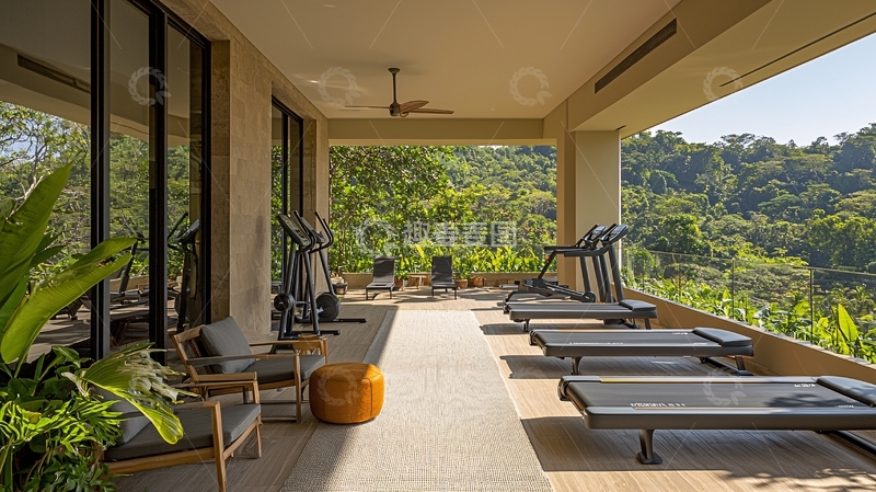 高清大图下载【趣麦麦图】户外健身房