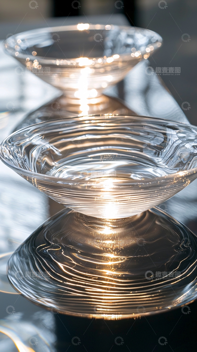 高清大图下载【趣麦麦图】透明玻璃碗