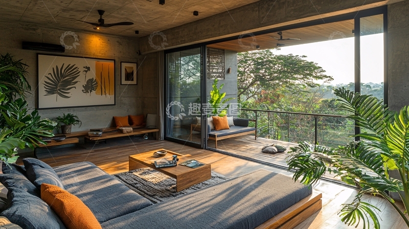 高清大图下载【趣麦麦图】现代极简风卧室设计