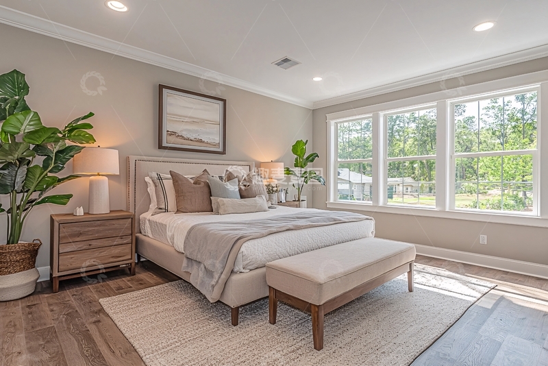 高清大图下载【趣麦麦图】现代简约卧室53