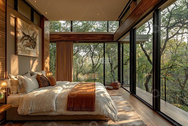 高清大图下载【趣麦麦图】现代简约卧室56