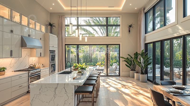 高清大图下载【趣麦麦图】现代简约厨房设计22