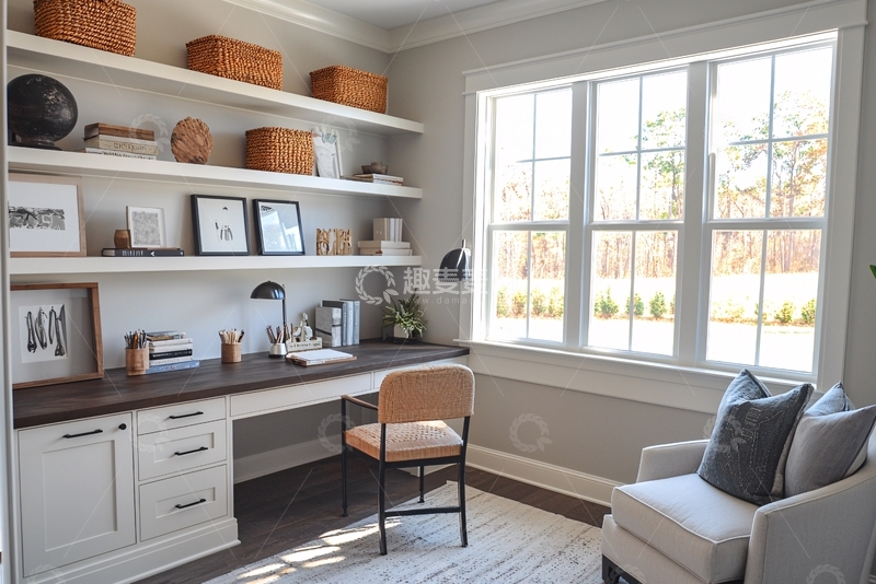高清大图下载【趣麦麦图】家庭办公室一角