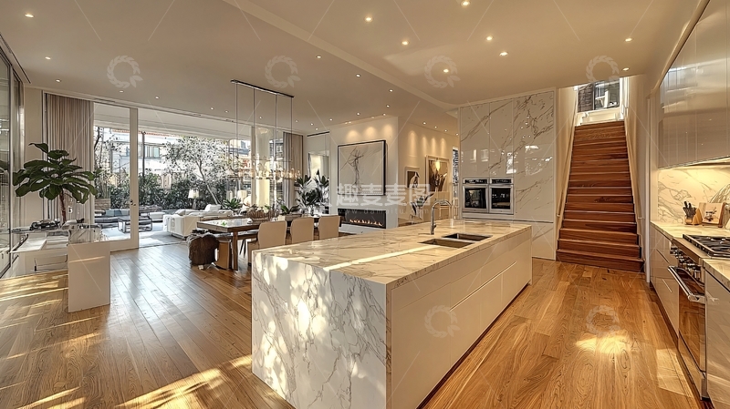 高清大图下载【趣麦麦图】现代简约风格别墅室内设计