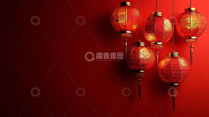 高清大图下载【趣麦麦图】-红灯笼