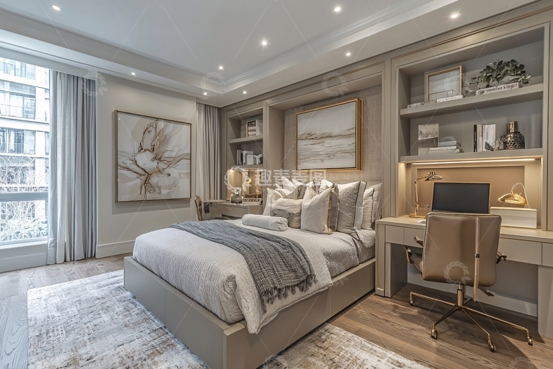高清大图下载【趣麦麦图】现代简约卧室设计74