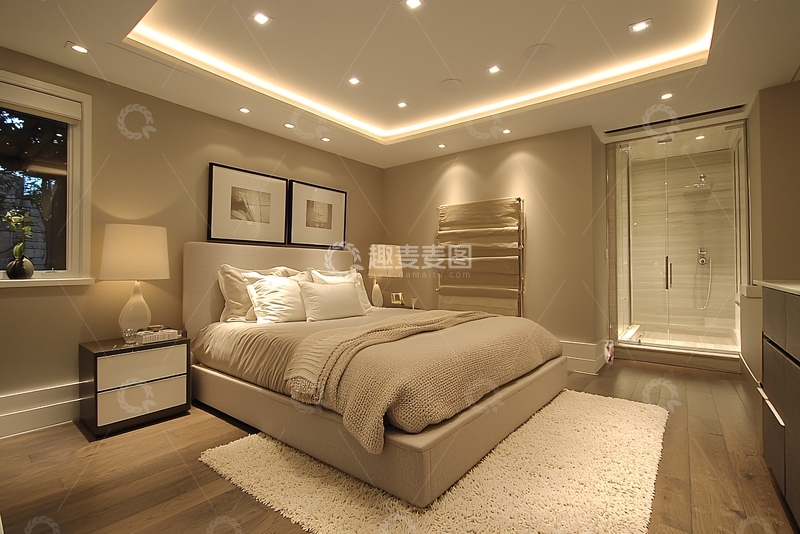 高清大图下载【趣麦麦图】现代简约卧室61