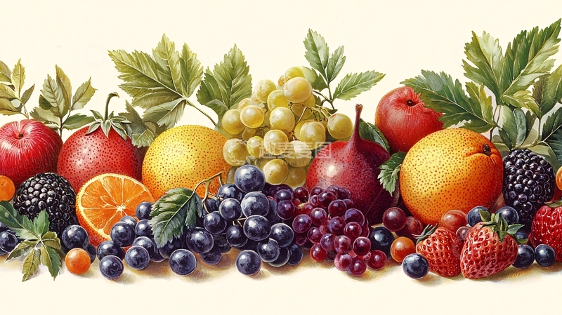 高清大图下载【趣麦麦图】水果静物图