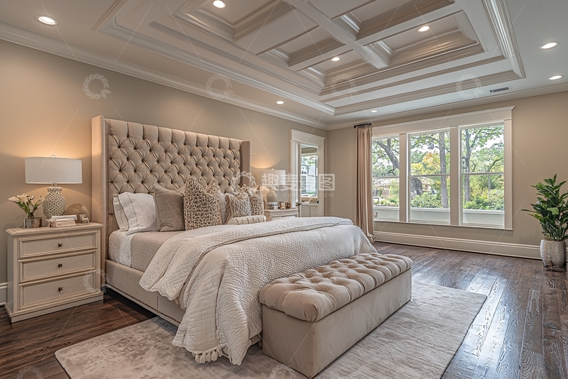高清大图下载【趣麦麦图】奢华卧室设计7
