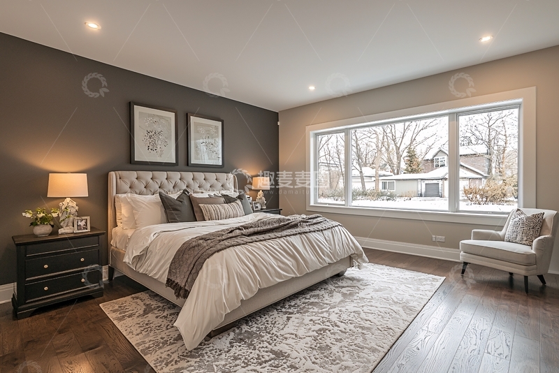 高清大图下载【趣麦麦图】舒适现代卧室设计