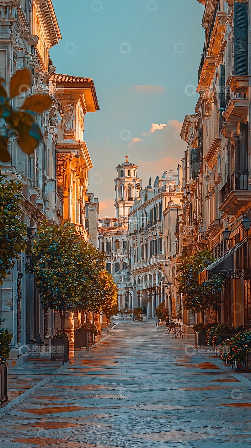 高清大图下载【趣麦麦图】欧洲街道
