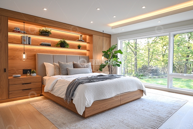 高清大图下载【趣麦麦图】现代简约卧室62