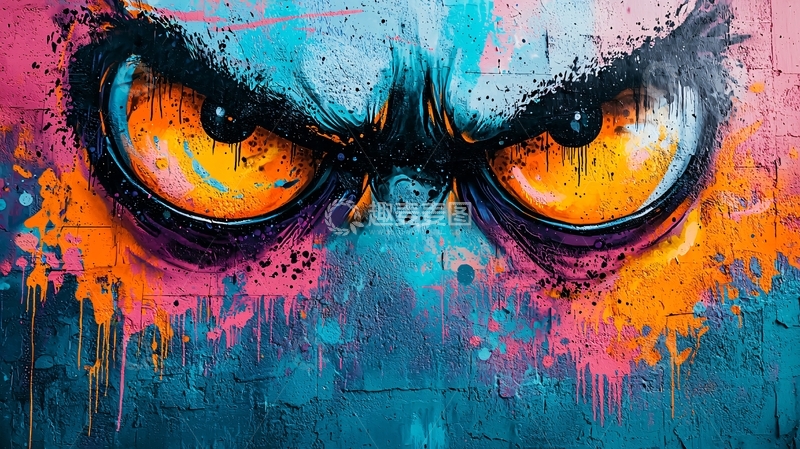 高清大图下载【趣麦麦图】愤怒的眼睛