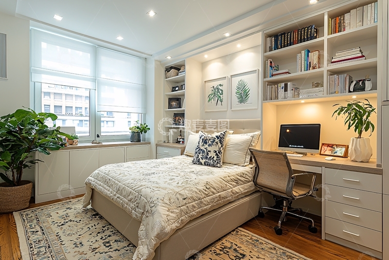 高清大图下载【趣麦麦图】现代简约卧室设计84