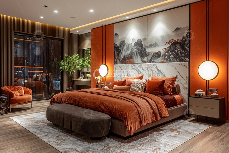 高清大图下载【趣麦麦图】现代轻奢卧室设计