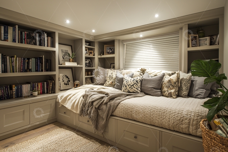 高清大图下载【趣麦麦图】温馨舒适的卧室书房一体化设计