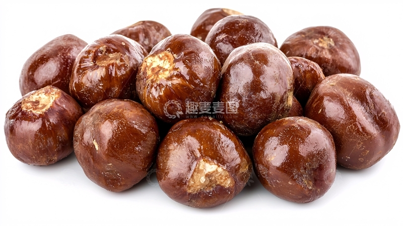 高清大图下载【趣麦麦图】一堆光滑油亮的褐色坚果