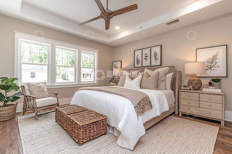 高清大图下载【趣麦麦图】现代简约卧室70