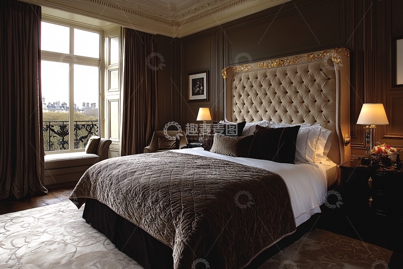 高清大图下载【趣麦麦图】高端酒店卧室
