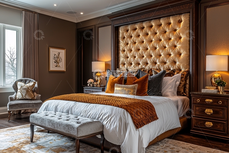高清大图下载【趣麦麦图】奢华主卧设计