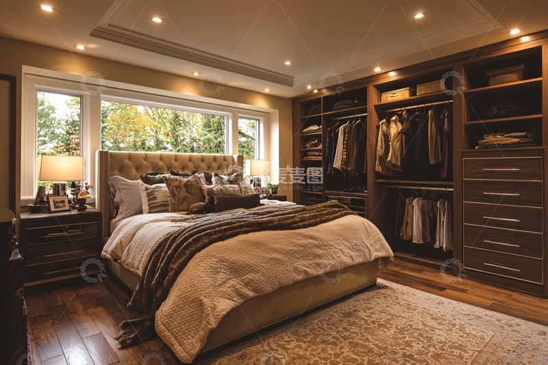 高清大图下载【趣麦麦图】卧室衣帽间设计