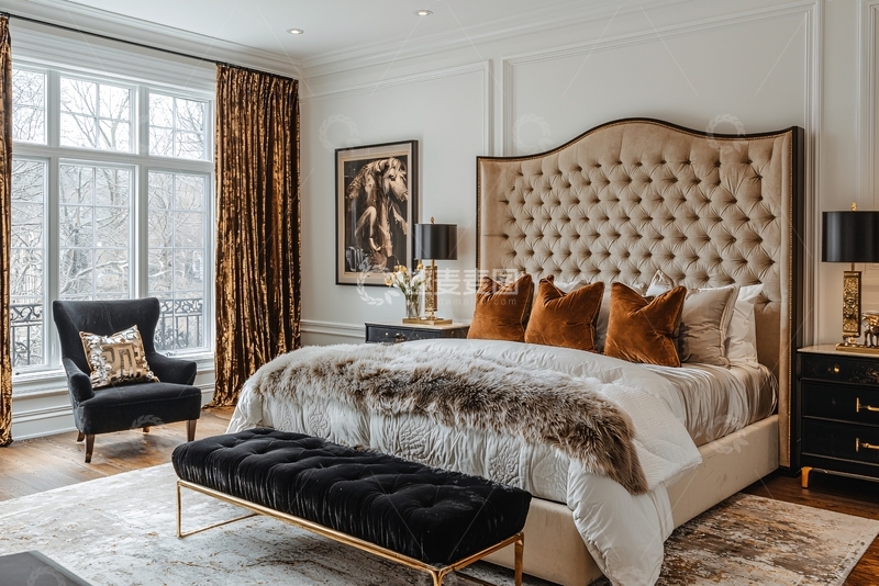 高清大图下载【趣麦麦图】奢华卧室设计10