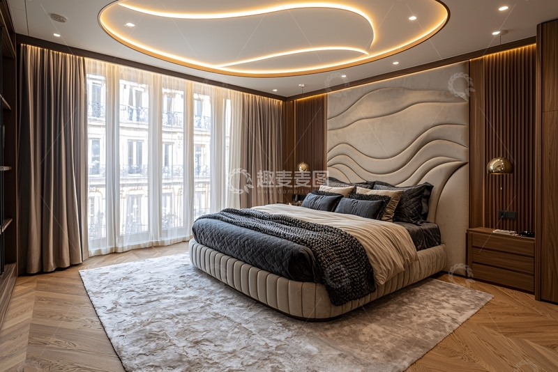 高清大图下载【趣麦麦图】现代轻奢卧室设计