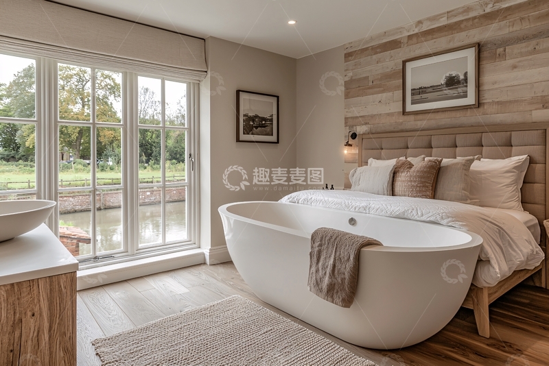 高清大图下载【趣麦麦图】现代简约卧室套房