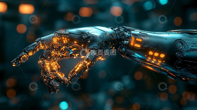 高清大图下载【趣麦麦图】机械臂