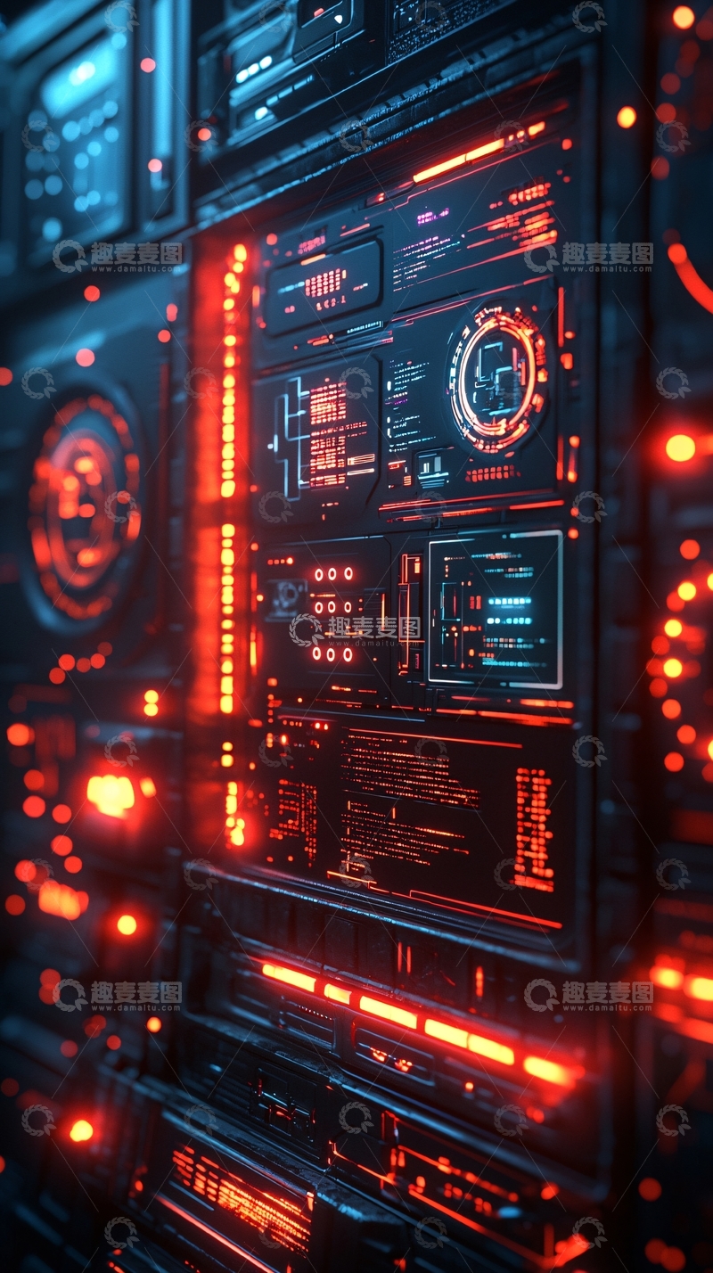高清大图下载【趣麦麦图】科幻风格科技面板