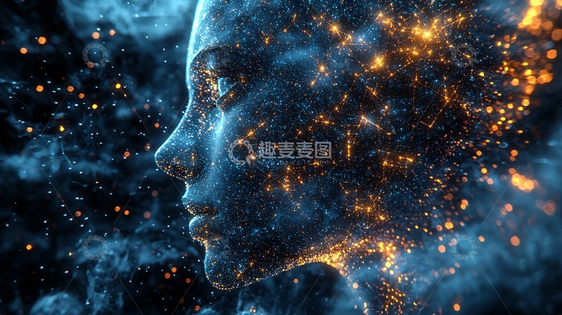 高清大图下载【趣麦麦图】能量女性侧脸