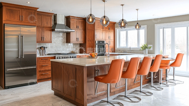 高清大图下载【趣麦麦图】现代简约厨房设计23