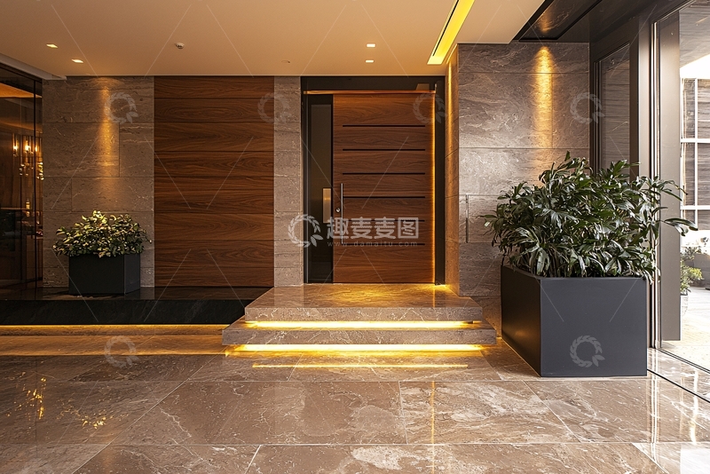 高清大图下载【趣麦麦图】高端住宅入户门厅设计