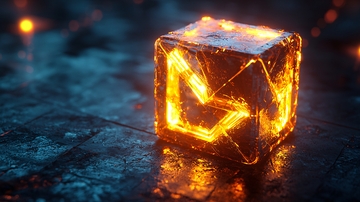 燃烧的能量方块