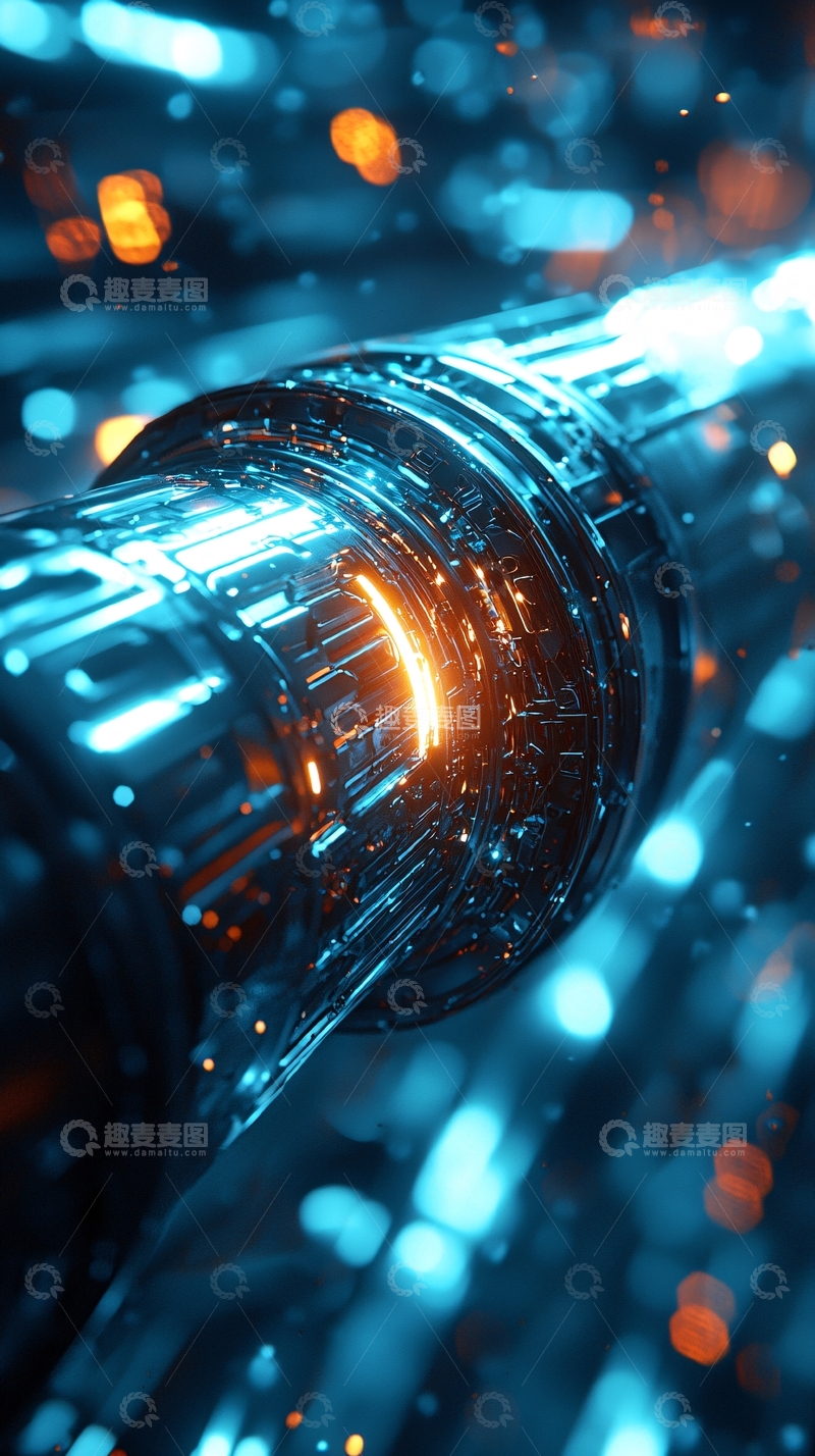 高清大图下载【趣麦麦图】科技感未来管道