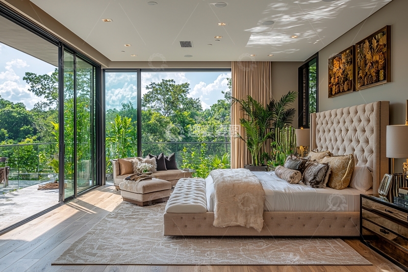 高清大图下载【趣麦麦图】现代简约卧室74