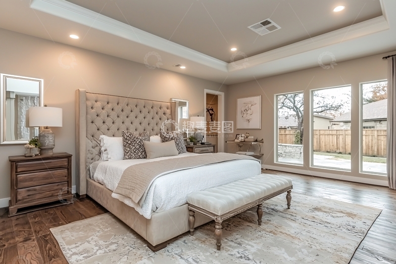 高清大图下载【趣麦麦图】现代简约卧室77