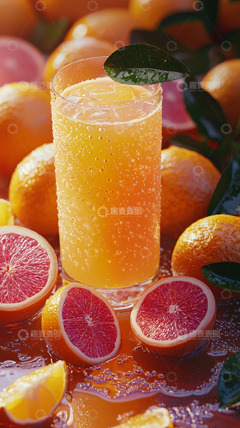 高清大图下载【趣麦麦图】橙汁