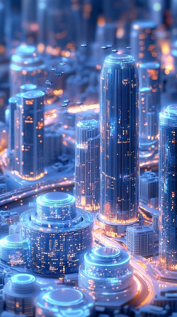 未来都市夜景191