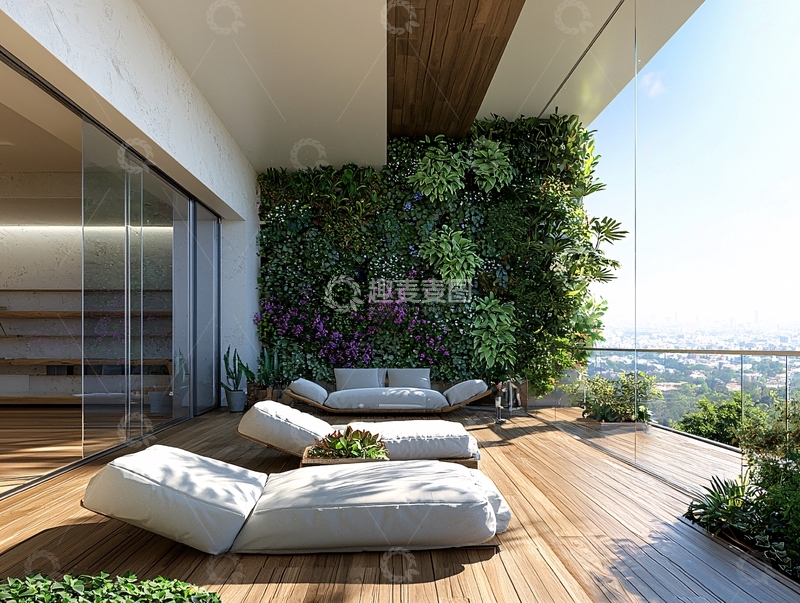 高清大图下载【趣麦麦图】现代简约阳台设计