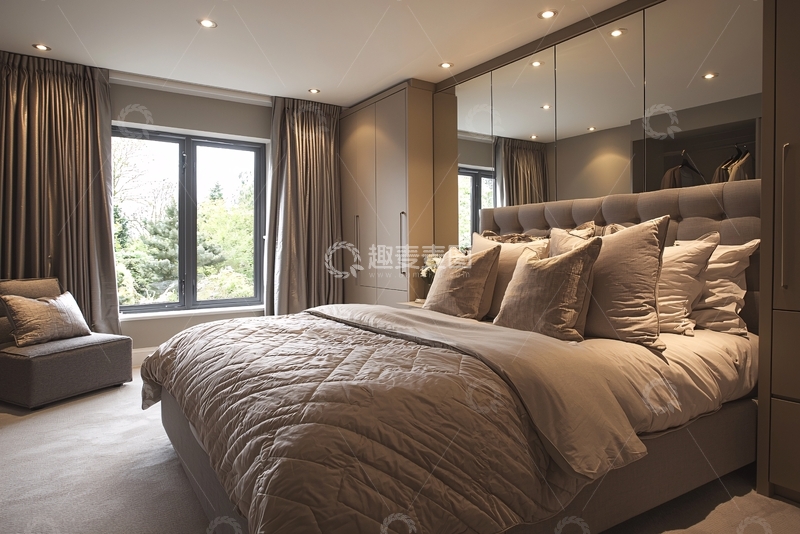 高清大图下载【趣麦麦图】现代简约卧室79