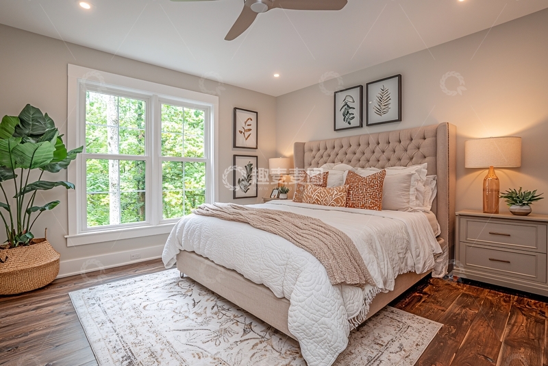 高清大图下载【趣麦麦图】温馨舒适的卧室