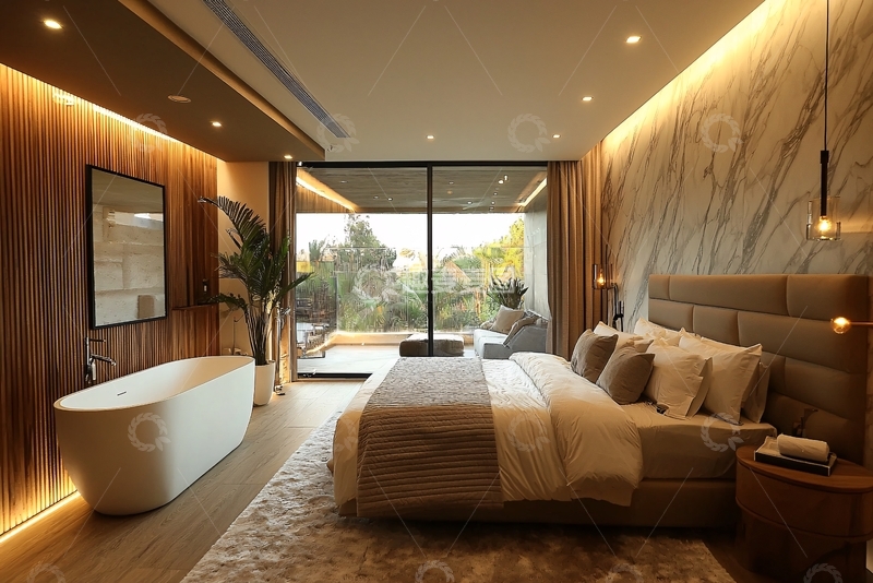 高清大图下载【趣麦麦图】现代简约卧室设计98